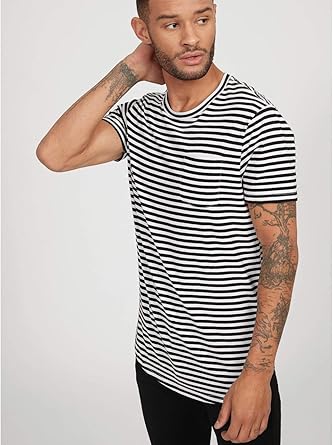 camiseta guess rayas hombre