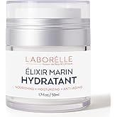 Laborélle Élixir Marin Hydrating Moisturizer Cream with Hyaluronic Acid & Marine Antioxidant Complex – Lightweight Daily Face Moisturizer for All Skin Types (1.7 fl oz / 50 ml)