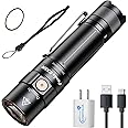 Lumintrail Fenix E35R EDC Flashlight, 3100 Lumens USB Rechargeable LED Flashlight with 5100 mAh Battery, 6 Lighting Modes, with a Wall Plug