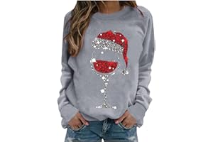 AEPTDEO Christmas Shirts for Women Crewneck Funny Blouse Snowman Graphic Sweatshirt Casual Holiday Long Sleeve Tops 2024