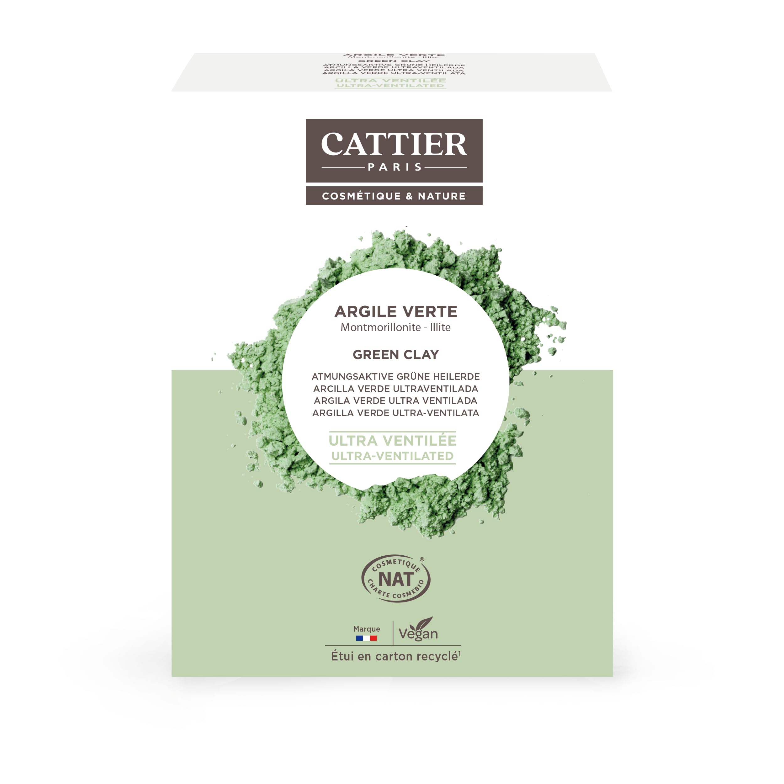 Cattier Ultra-Ventilated Green Clay 250g
