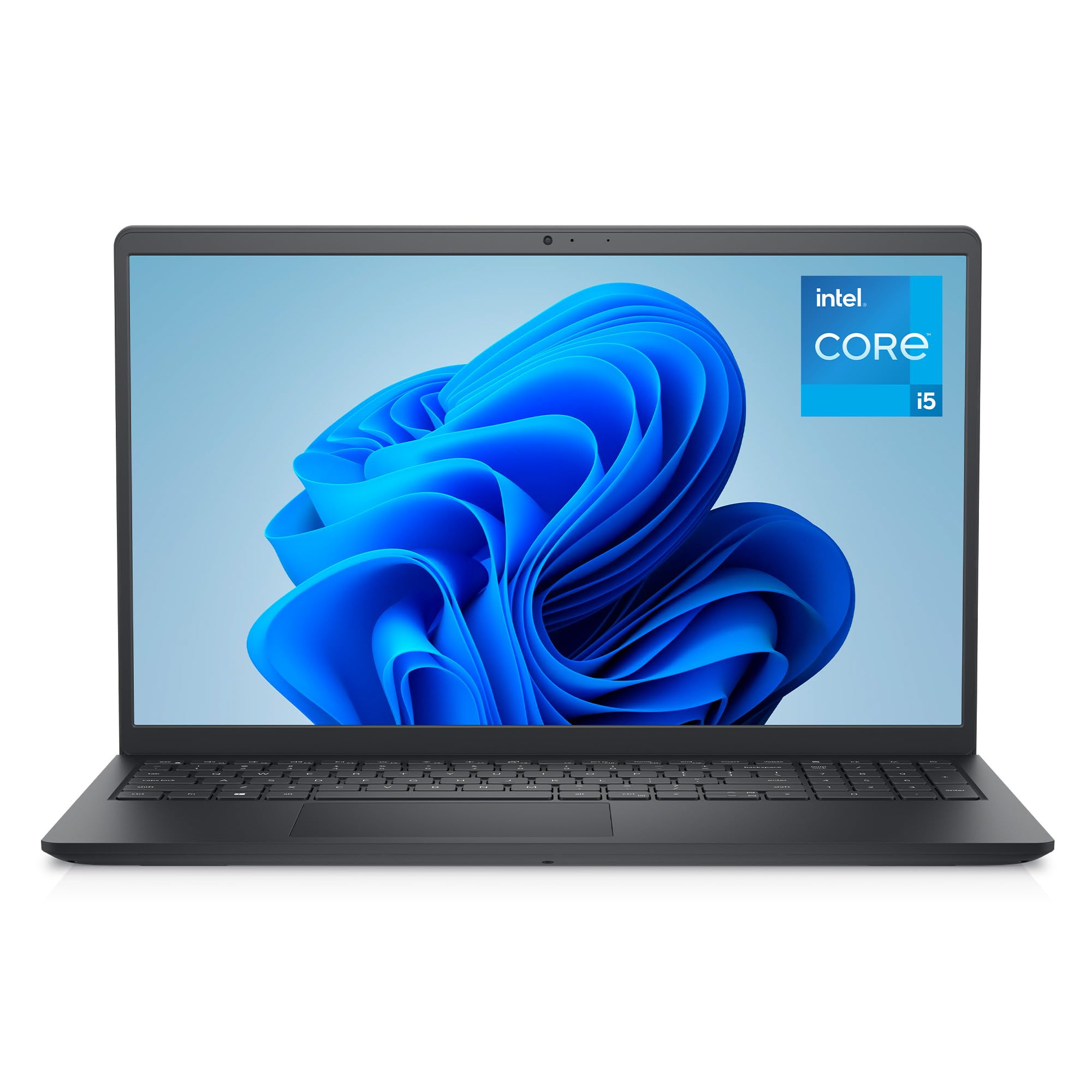 Dell 15 Laptop DC15250, 15.6" FHD 120Hz Anti-Glare, Intel Core i5-1334U, 16GB RAM, 512GB SSD, Intel UHD Graphics, Windows 11 Home, QWERTY UK, Carbon Black (Power Adapter Sold Separately)