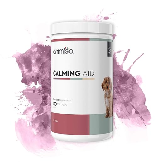 Animigo Beruhigungsmittel für Hunde Nahrungsergänzungsmittel Hund