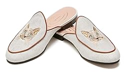 Journey West Women's Mules Flats with Embroidery