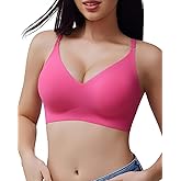 LIIJOO Seamless Minimizer Bras for Women Full Coverage Wireless Comfort Support Shaping Bra