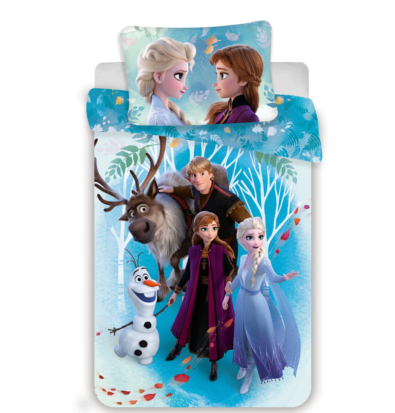 Duvet Cover Frozen 2 Family baby 100 x 135+40 x 60 cm