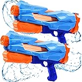 Water Gun - 2 Pack Water Guns, 1200CC Squirt Guns, Water Guns for Adults and Kids, Outdoor Water Toys High Capacity Summer Su