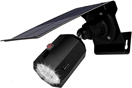 Amazon Co Jp センサー防犯カメラ 防犯カメラ ダミー ソーラー ダミーカメラ センサーライト センサー ソーラーパネル 屋外 家庭用 電池 充電 設置 簡単 小型 有線 不要 防水 車 駐車場 車庫 車上荒らし 黒 ホーム キッチン