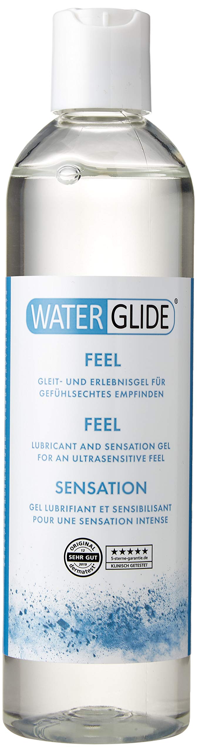 WATERGLIDE Lubricante Feel para sensaciones auténticas, muy deslizante, 300ml