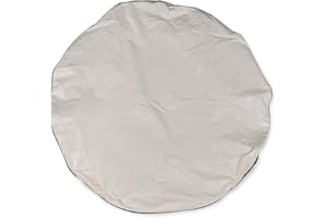 Camco 45359 RV Vinyl Spare Tire Cover, 21-1/2-Inch Diameter, Beige