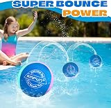 AMFUN Water Bouncing Ball 6pcs Soft TPR Pool Toys Net Storage Bag view 4