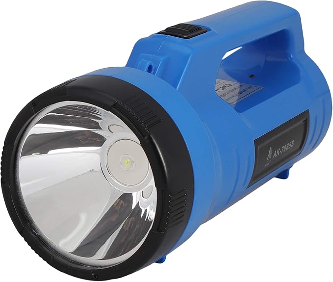 Buy Akari Plastic Rechargeable Emergency Torch Light, Multicolour, Pack