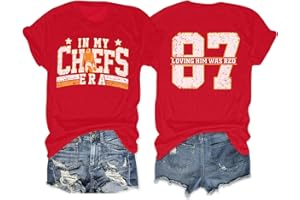 MNLYBABY in My Game Day Era Shirts Women Game Day Football Season Number 87 Shirt