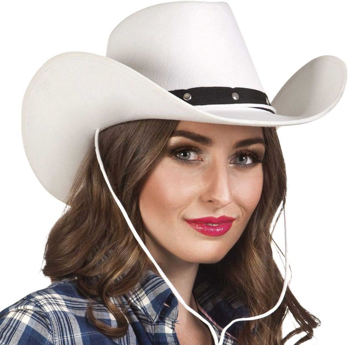 Boland Adult Wichita Cowboy Hat, Western Fancy Dress Accessory, Unisex, for Men and Women Sheriff, Rodeo, Party, Festival - Image 3