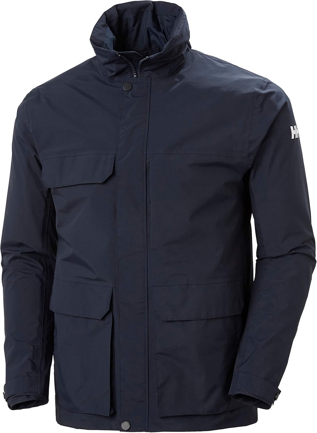 Helly Hansen Utility Rain Jacket Men's Rain Jacket Navy, M Amazon
