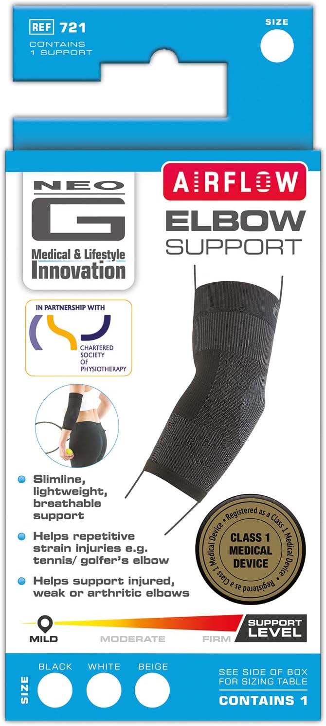 Neo-G Elbow Support for Tendonitis Joint Pain, Tennis, Golf, Sports, Tennis Elbow Brace Arm Support - Image 3
