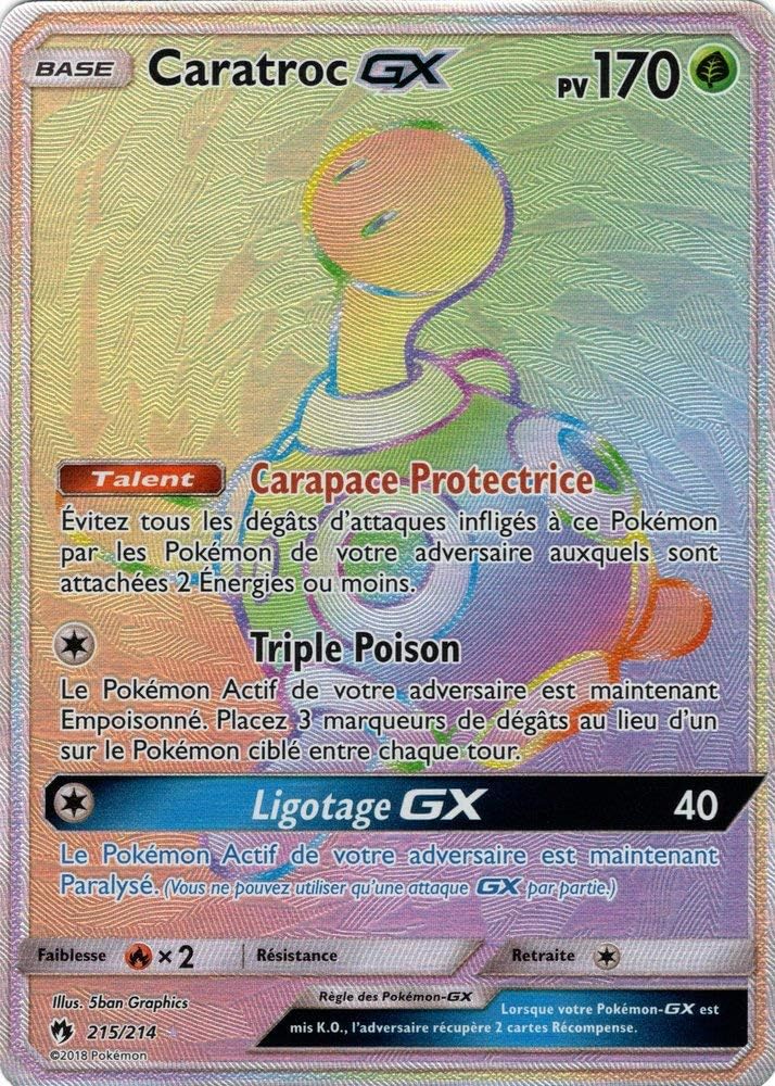 Pokemon Individual Cards Carte Pokemon Neuve Francaise 16 214 Caratroc Sl08 Tonnerre Perdu Pokemon Trading Card Game