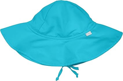 Amazon Co Jp サンハット つば広 日よけ帽子 Uvカット あごひも付 ベビー キッズ 帽子 服 ファッション小物