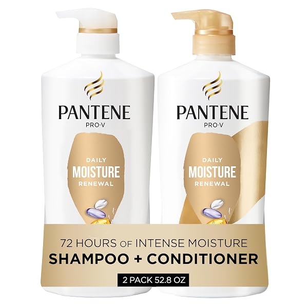 PANTENE SHAMPOO & CONDITIONER SET, DAILY MOISTURE RENEWAL...
