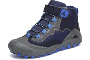 Mishansha Kids Hiking Boots Toddler Girls Boys Hiking Shoes Water-Resistant Anti-Collision Non-Slip Athletic Outdoor Trekking Boots