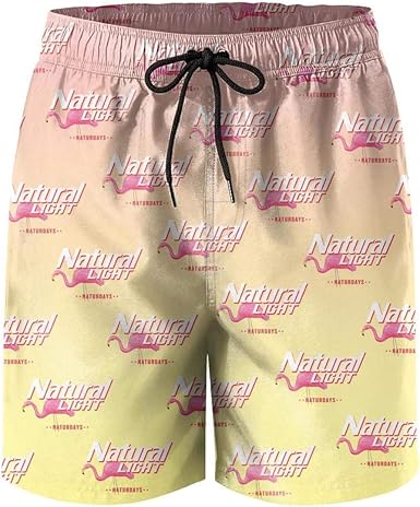 natural light swim trunks