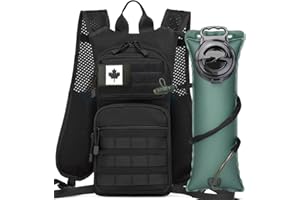 ATBP Running Hydration Vest Pack Thermal Insulation 3L TPU Water Bladder Tactical Backpack Bag for Cycling Hiking Daypack Men