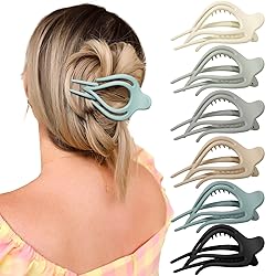 French Concord Flat Hair Clips for Women Girls