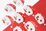 HENBRANDT 12x Kids Christmas Paper Party Masks 3 Designs - Fancy Dress Stocking view 7