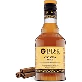 Liber &amp; Co. Cinnamon Syrup for Coffee, Lattes, and Cocktails (12.7 oz) | Real Ceylon and Cassia cinnamon, cane and demerara sugar