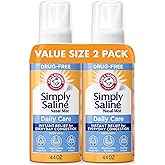 Arm & Hammer Simply Saline Daily Care Nasal Mist 4.4oz, Saline Nasal Spray, Drug-Free, 2-Pack