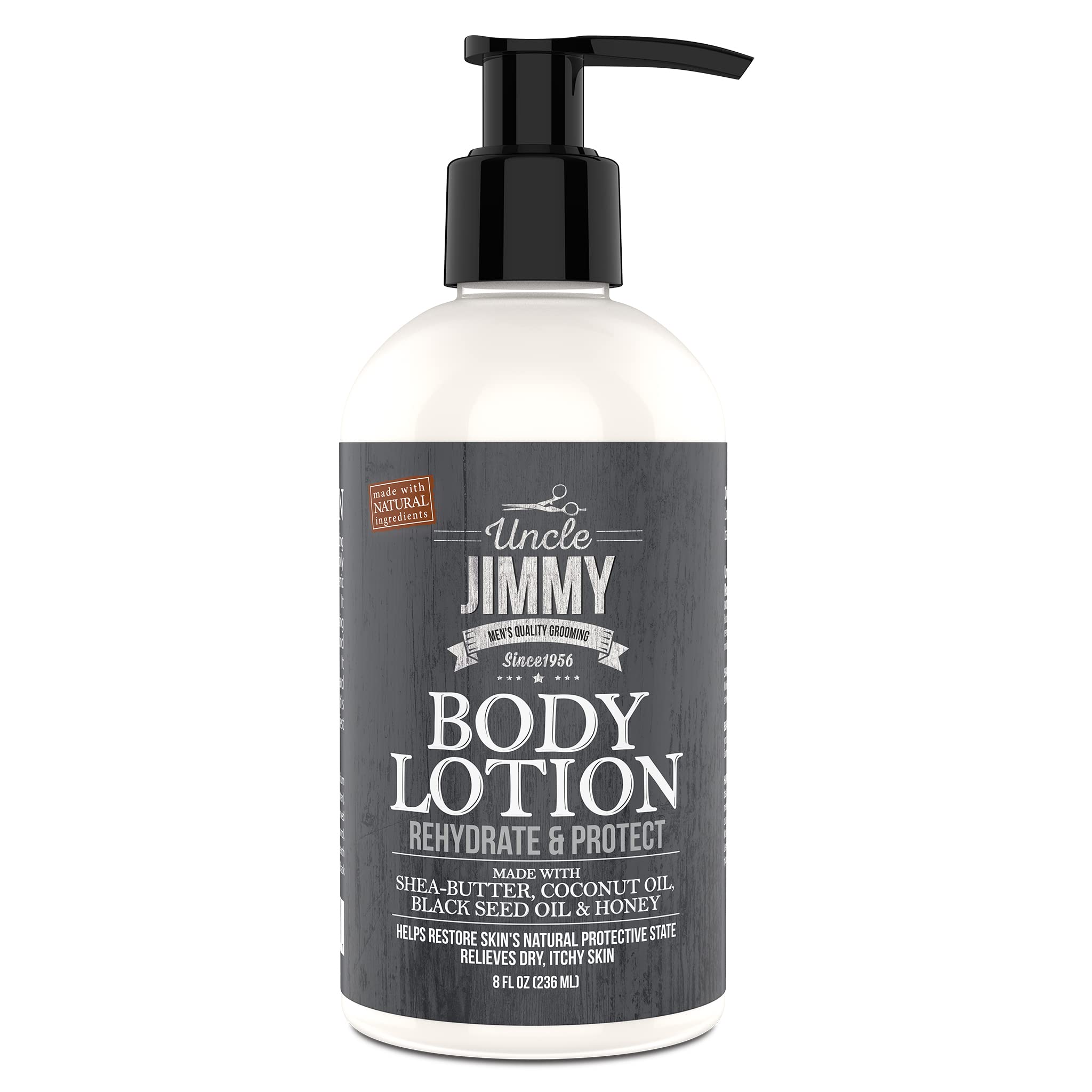 Uncle Jimmy Body Lotion, 8 Ounce