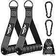 WALITO Exercise Handles, Replacement Cable Machine Attachments for Home Gym Equipment, Pulley System, Pilates, Resistance Bands, Strength Trainer, Heavy Duty Working Out Handles
