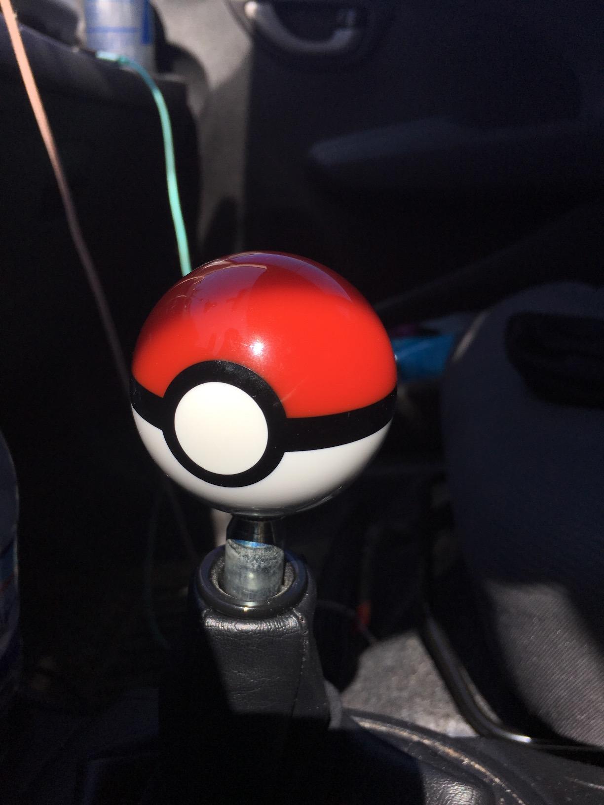 Kei Project Pokemon Pokeball Rounded Shift Knob With Adapters Will Fit