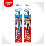 Colgate Kids Toothbrush 6-9 Years Soft Bristles Suction Cup White Tips view 2