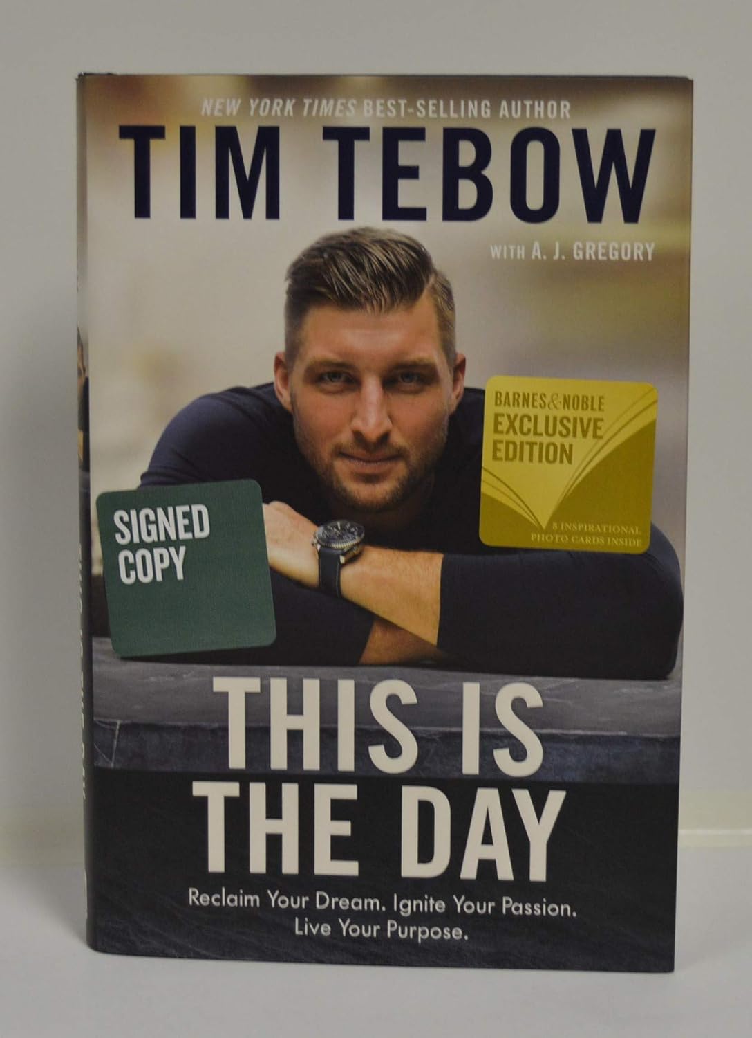 Tim Tebow Signed This Is The Day Reclaim Your Dream Ignite Your