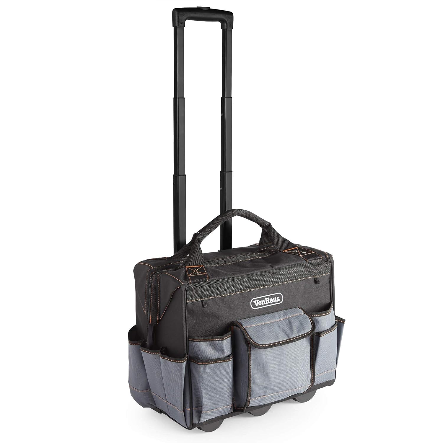 VonHaus Rolling Tool Bag Heavy Duty Roller Storage Large Capacity