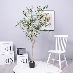 Artificial Olive Tree for Living Room Decor, 6FT
