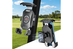 Roykaw Golf Cart Magnetic Phone Holder Mount Compatible with EZGO/Club Car/Yamaha, Compatible with iPhone/Galaxy/Google Pixel, Ultra Strength Magnet/360° Rotatable/One-Handed Pick & Place
