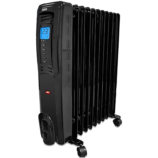 Futura® 2500W Oil Filled Radiator, 11 Fin Portable Electric Heater