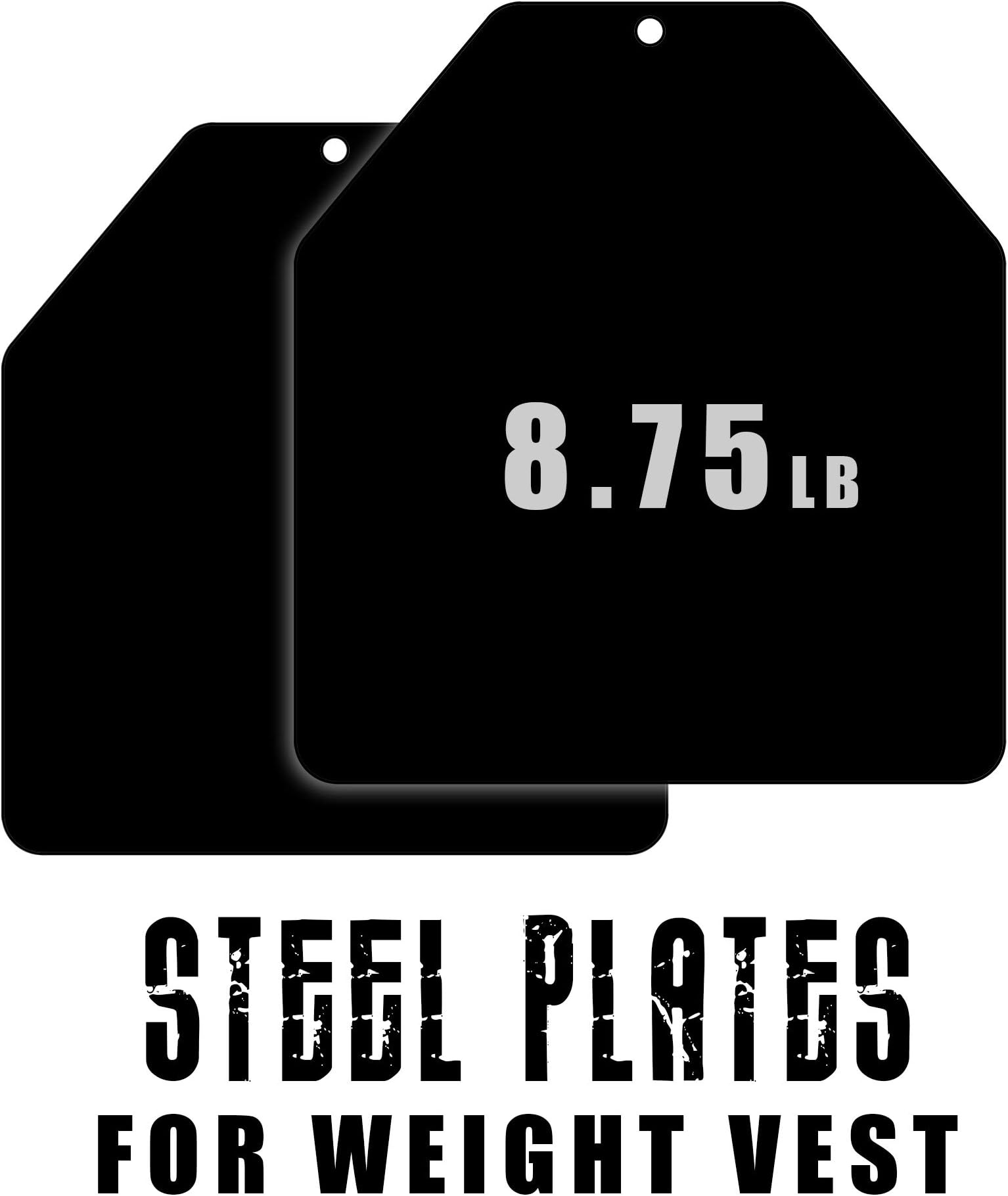 8.75 lbs Weight Vest Plates