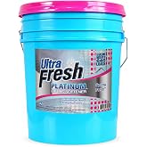 Ultra Fresh Platinum Liquid Laundry Fabric Softener, 5 Gallon, Spring Fresh | Bulk Household and Commercial Cleaning Supply for Softer Clothing, Linens and Fabrics, Fresh Scent for Every Wash Load