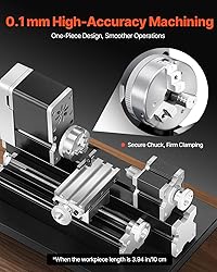 VEVOR Didactical Mini Metal Lathe Machine, 2.76 x