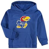 Outerstuff Kansas Jayhawks Kids Size 4-7 Primary Logo Pullover Fleece Hoodie