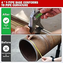Pipe Center Finder, Pipefitter Tools w/Centering