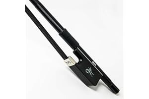 The Piano Guys Carbon Fiber Viola Bow | Full Size 4/4 Bows With Inlaid Ebony Frog & Premium Horse Hair (TPG Sharp Bows, Bruce)
