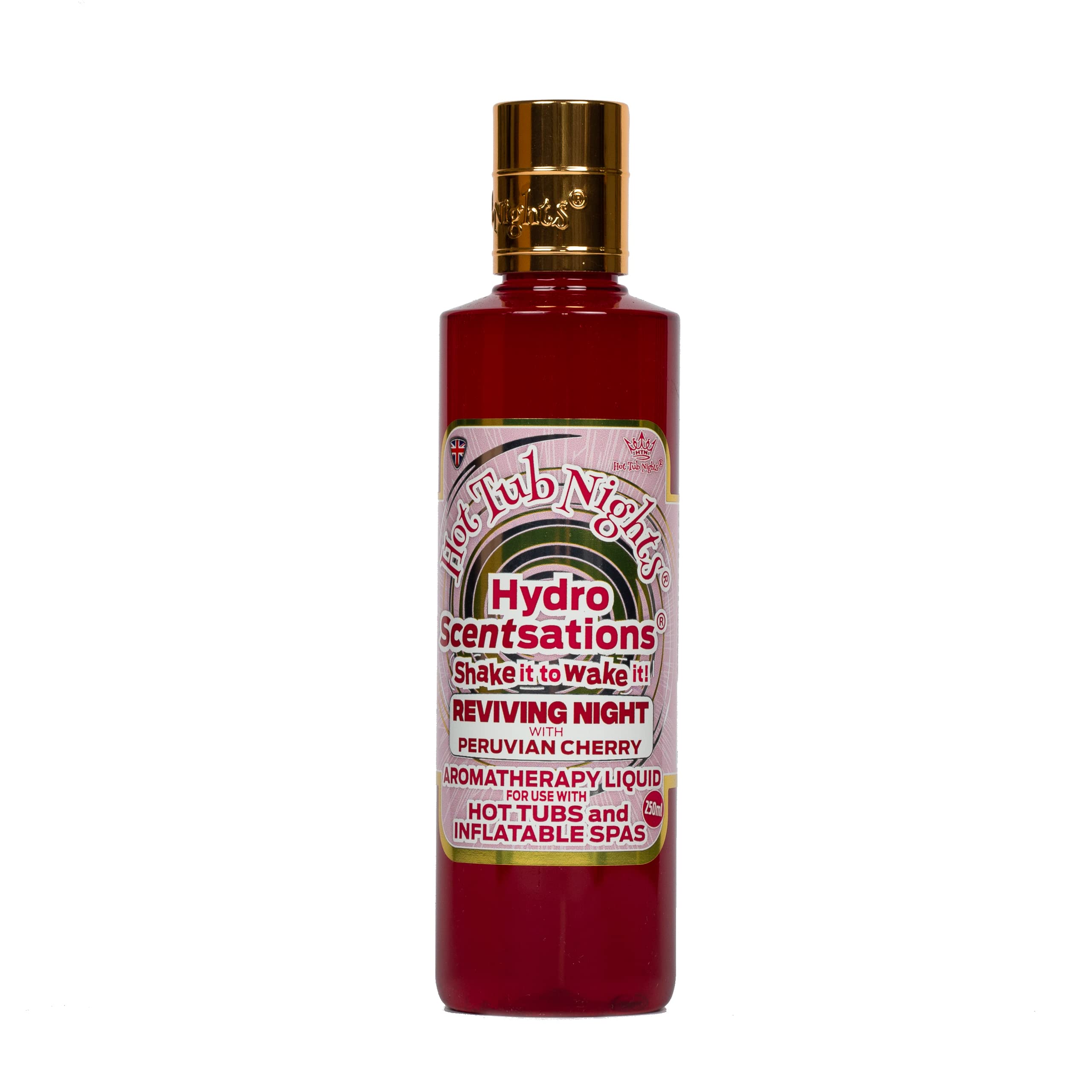 Hot Tub Nights Hydro Scentsations Aromatherapy Liquid ( Reviving Night With Peruvian Cherry 1 x 250 ml)