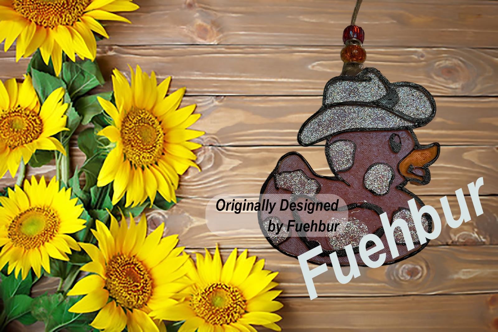 (300+ Design Optional) Fuehbur Cowboy Duck Silicone Aroma Bead Mini Animal Candle Soap Mould, Oven Safe