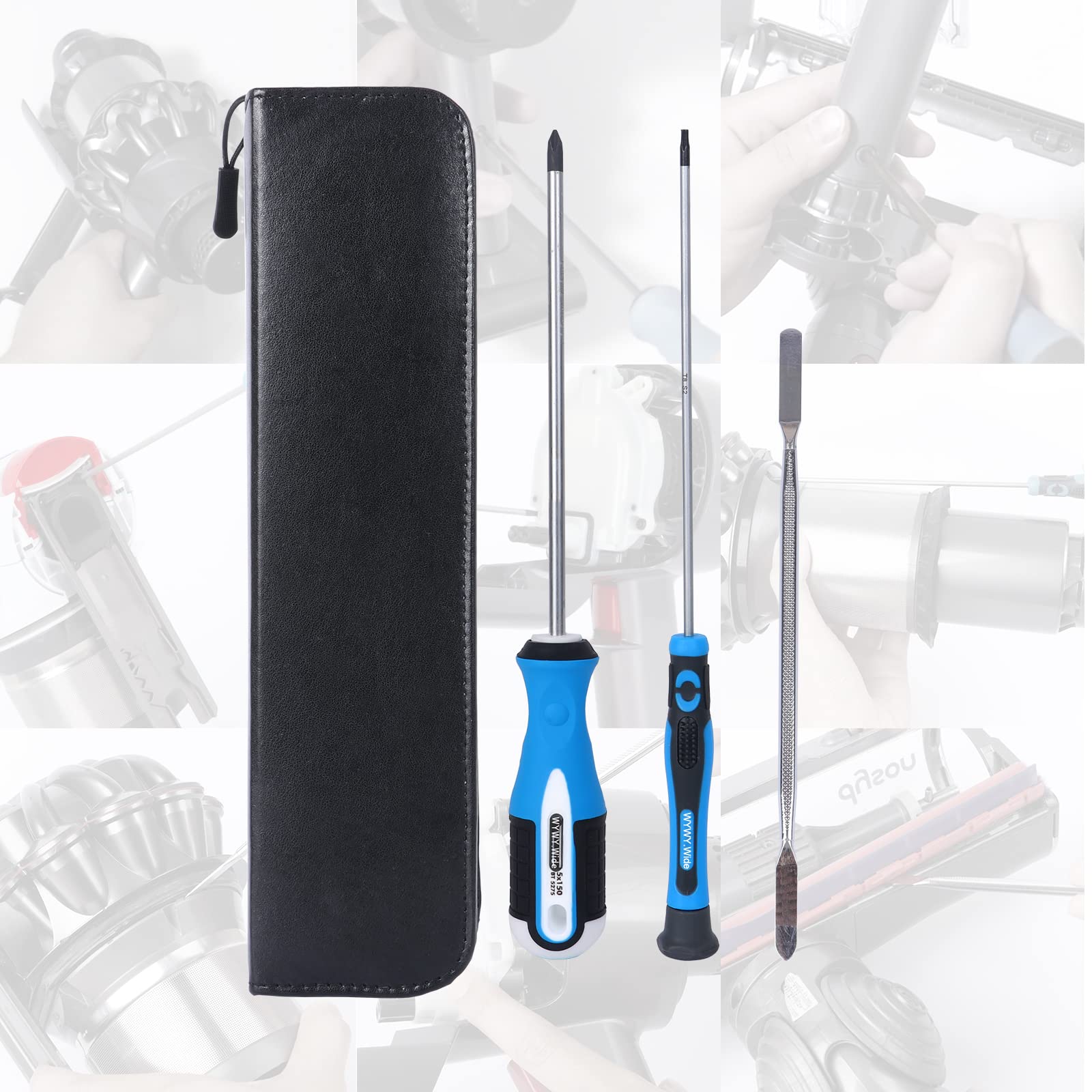 Special Tools Compatible with Dyson V6 V7 V8 V10 V11 V12 V15 Vacuum Cleaner Special Maintenance and Cleaning Disassembly Tool Screwdriver Set Disassembly Crowbar