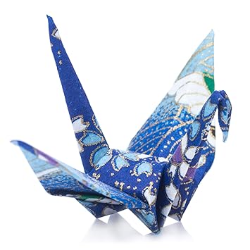 Zen Minded 10 Vorgefalteten Japanische Origami Kraniche Aus