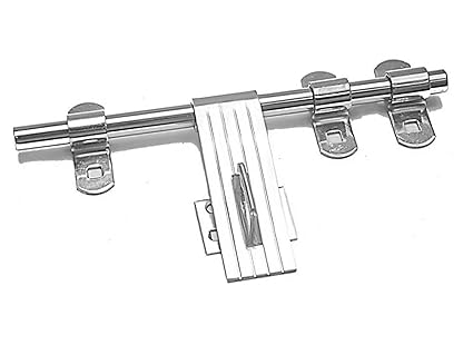 Smart Shophar Stainless Steel Door Aldrop Nickel Silver Finish 12 Inches Door.